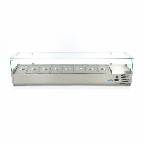 MAXIMA vitrina ingrediente 8xGN1/3 - 180cm